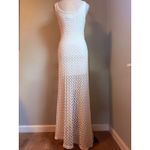 Mimi Chica Crochet Maxi Dress Sleeveless Boho Beach resortwear whimsi Y2K fairy Photo 1
