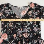 American Eagle Outfitters Blouse Women Small Cottagecore Floral Ruffle Hem Retro Photo 4