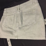 Anwnd Ananda Utility Mini Skirt Olive Green Cargo Style Pockets‎ Straps Womens size L Photo 3