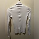 Everlane NWT  supima micro rib white turtleneck XXS‎ Photo 4
