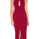Toby Heart Ginger Wine colored front cross maxi dress in size XS Photo 0