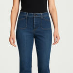 Ann Taylor Denim Jeans Bootcut Pockets Dark Wash Women's Size 10 Photo 0