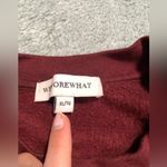 We Wore What  burgundy wellness club crew neck sweatshirt XL Photo 2