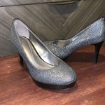 Elie Tahari Tahari Sophia Silver Platform Pumps High Heels 6M Photo 1