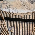 Collective Concepts  Floral Stripe Off Shoulder Top Size Large‎ Photo 6