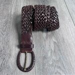 Women’s Brown Braided Leather Belt Western Boho Festival Photo 8