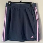 Adidas x ZOE SALDANA aeroready athletic Skirt blue with pink detail size small Photo 0