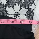 Vintage 70’s Leslie Fay Black and White Floral Maxi Dress S Black Photo 9