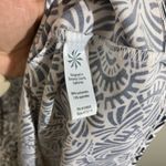 Athleta Black & White Geometric Design Faux Wrap Knee Length Dress Small Photo 2