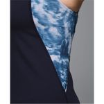 Lululemon Mesh With Me Tank Naval Blue/Sea Side Silver Fox Alberta Lake Size 4 Photo 7