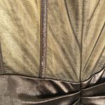 Sherri Hill Black Satin  Bustier Corset Dress Size 4 Photo 12