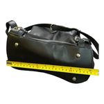 Moda Luxe  Convertible Black Leather Backpack Photo 8