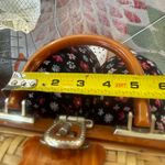 Vintage Woven Purse Bag Amber Lucite and Gold Tone Made in British Hong Kong Photo 15