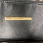 Steve Madden Black Satchel Tote Bag Purse Gold And Floral Accents Photo 1