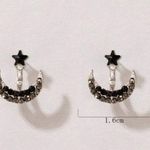 Star and moon earrings Photo 3