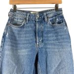 Free People Mom Jeans Womens 28 Medium Wash High Rise Distressed Grunge Y2K Photo 2