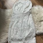 LULU’S Start Of Forever White Lace Bodycon Mini Dress Size XS Photo 0