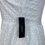 Lulus Lulu’s White Eyelet Lace Square Scoop Neck Sleeveless Sundress Women's Size XL Photo 8