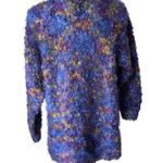 EXPRESS  C. Internationale Hand-Knitted Mohair Sweater, Sz L Photo 1