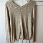 Project Social T Dream Waffle Knit Thermal Top Oatmeal XS Photo 6