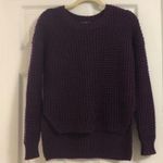 Sam Edelman Purple Chunky Knit Wool Blend Sweater Photo 2