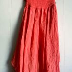 Iz Byer Coral Ruffle Top Hi Low Dress XL Photo 2