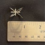 Sterling Silver Double cross ring 925 stamped Photo 2