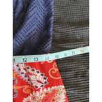 City Triangles  Navy/Red Paisley Chiffon Strapless Maxi Dress Size‎ XL Lined Photo 8