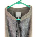 The Limited  Collection Women Faux Leather Jacket Womens XL Brown Lace Lined Photo 4