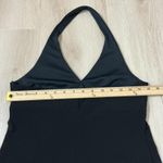 City Triangles Y2K Black Halter Neck Dress with Pink Trim Bow Detail Fairycore Photo 2