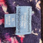 Simply Vera, Vera Wang Simply Vera size XL blue floral tunic top Photo 6