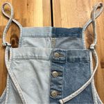 Celebrity Pink  Two-Tone Denim Overall Shorts Juniors L (11–13) Photo 8