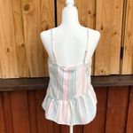 True Craft NEW Peplum Printed Top Size M Photo 1