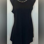 Alfani - Black tank top flowy with chain detailing Size S Photo 0