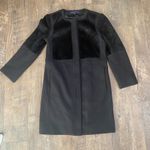 French Connection Vintage  black dressy trench overcoat 10‎ Photo 0