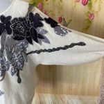 VINTAGE 80s Patchwork Sweater Size L Photo 5