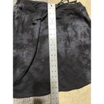 Sundry Skirt Tie Dye Black Grey Pull On Pockets Drawstring Size 1/Small Athletic Photo 2