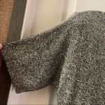 Chico's Chico’s Collection Grey/Black Metallic Short Sleeve Blouse size 0(Small) Photo 3