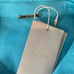 Alexis  Brooks Button Down blouse Solid Cerulean Blue Cotton Blend size xs nwt Photo 2