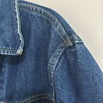 Lee Vintage  Women's 38 Button Front Jean Trucker Jacket Blue Denim Western Coat Photo 12