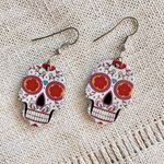 💀Sugar Skull Handmade Earrings💀 🆕 Multiple Photo 2