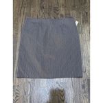 Talbots ‎ Brown And What Pinstripe Pencil Skirt Size 18 Italian Fabric Career Photo 1