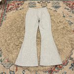 Topshop New jersey twill flare pant in Gray Size 6 Photo 5