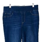 Chico's Chico’s Size 1R Jeggings Ankle Jean Pull On Mid Rise Dark Blue Wash Women’s 8 Photo 4