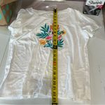 Talbots  FLAMINGO EMBROIDERED CREWNECK TEE Photo 4