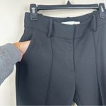 Veronica Beard Pants Womens 6 Black Office Casual Cropped Minimalist Trousers Photo 3