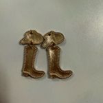 Pink Cowboy Boot Earrings Photo 1