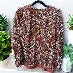 Olivaceous  NWT Boho Blouse Medium Photo 1