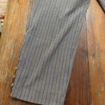 Investments Women's  Plaid Ankle Pants Size 16 Black Multi-color Photo 3