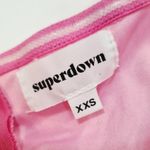 superdown  Emmie Mesh Mini Dress in Hot Pink XXS Photo 11